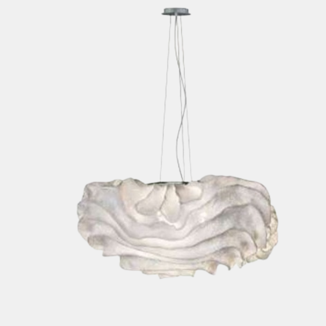 Plafonnier minimaliste inspiré des nuages pour les intérieurs douillets Ceiling Lamp Electro Paris 76cm (D) x 25 cm (H)