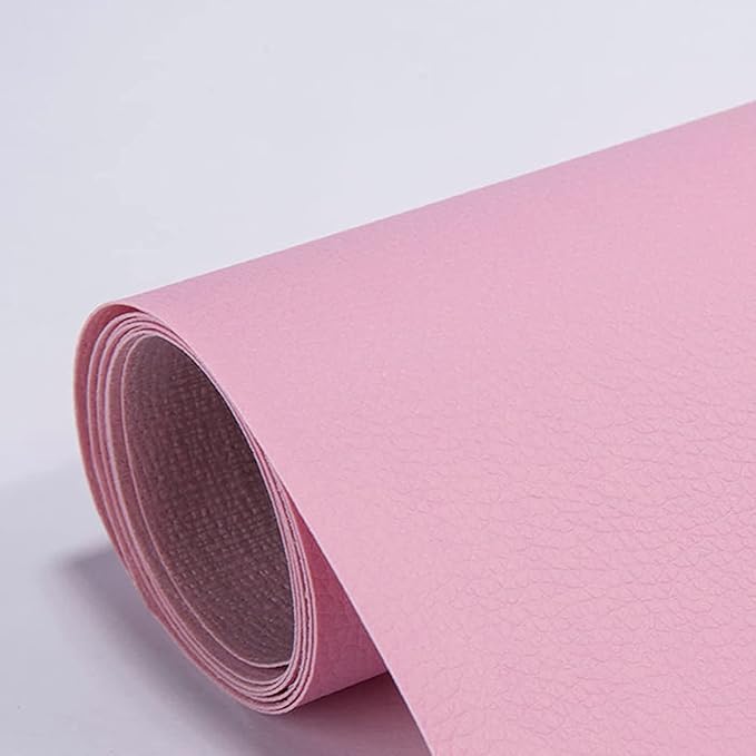 Patches En Cuir Auto-Adhésifs Pour Réparation Facile Et Esthétique De Vos Articles En Cuir Fabric repair kit Electro Paris Rosa 50 x 138cm