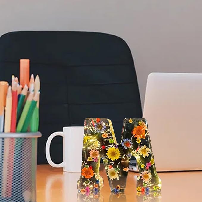 Lampe Fleurie Décorative FloraLetter – Élégante, Raffinée Et Lumineuse Pour Maison Et Bureau Décor Electro Paris