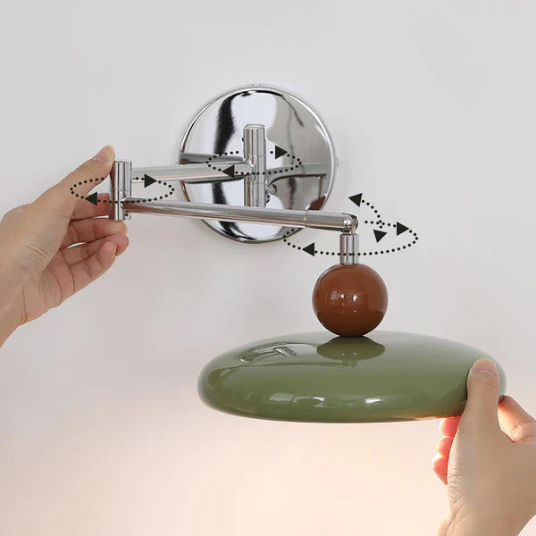 Applique Murale Réglable – Lampe Métallique Minimaliste pour Intérieur Lampy ścienne Electro Paris