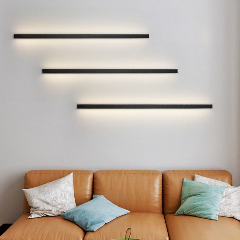 Applique Murale LED Minimaliste pour Couloir – Lampe Barre Linéaire Moderne en Aluminium Éclairage Electro Paris