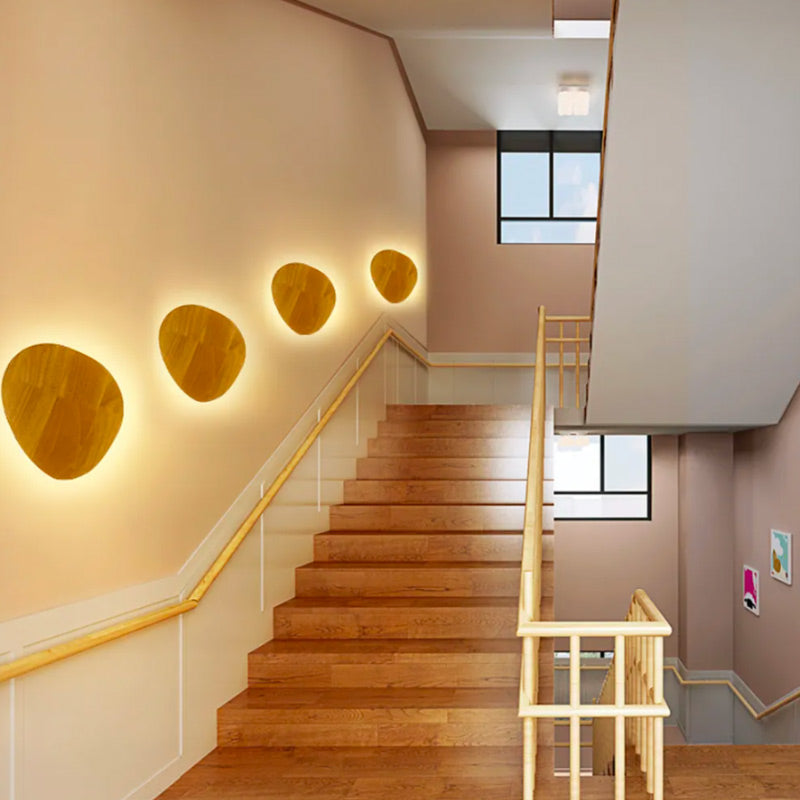 Applique Murale en Bois Naturel – Éclairage LED Contemporain pour Chambre et Salon Appliques murales Electro Paris