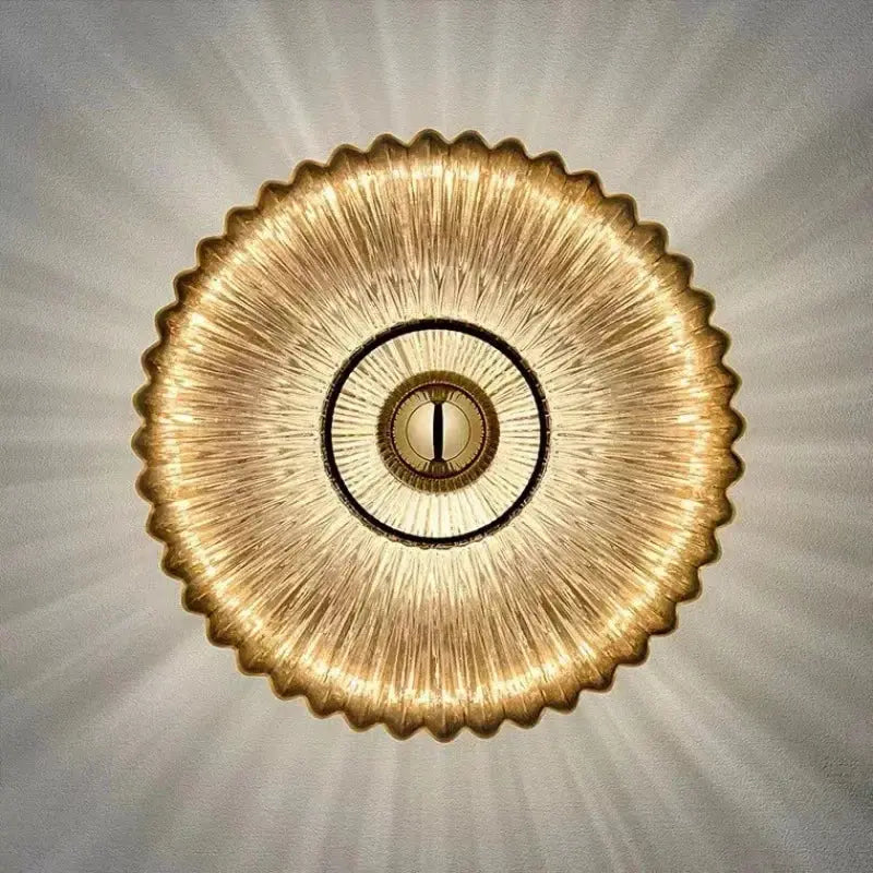 Applique Murale Moderne en Verre Opale – Plafonnier Nordique pour Couloir Éclairage mural Electro Paris
