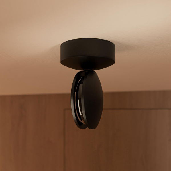 Applique Murale Entièrement Rotative Ceiling lights Electro Paris Noir