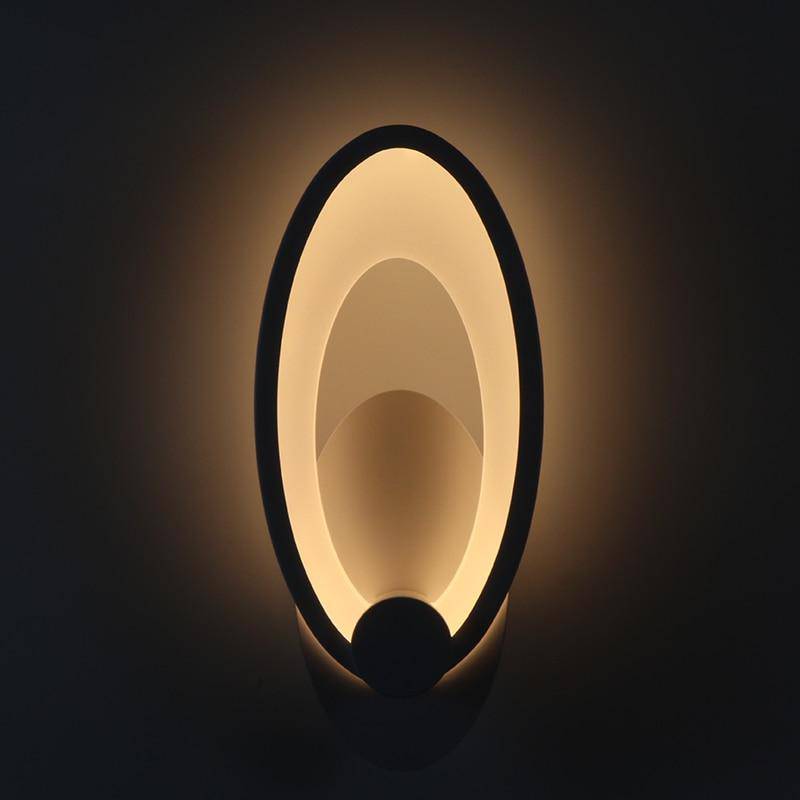 Applique murale LED ovale moderne pour n'importe quelle pièce Wall lamps Electro Paris Lumière chaude