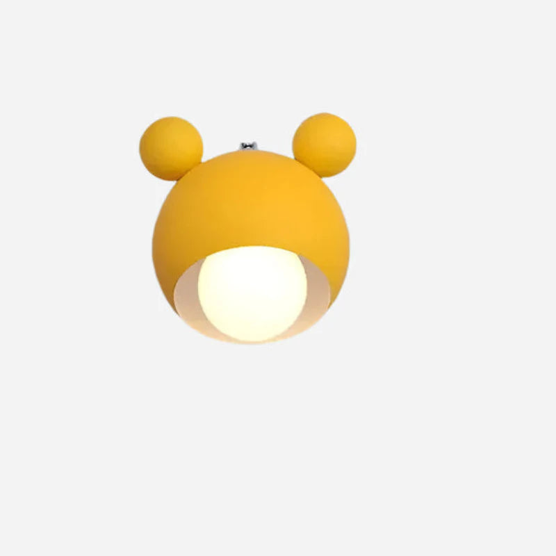 Applique murale nordique au design ludique pour toutes les pièces Children Lamps Electro Paris Jaune