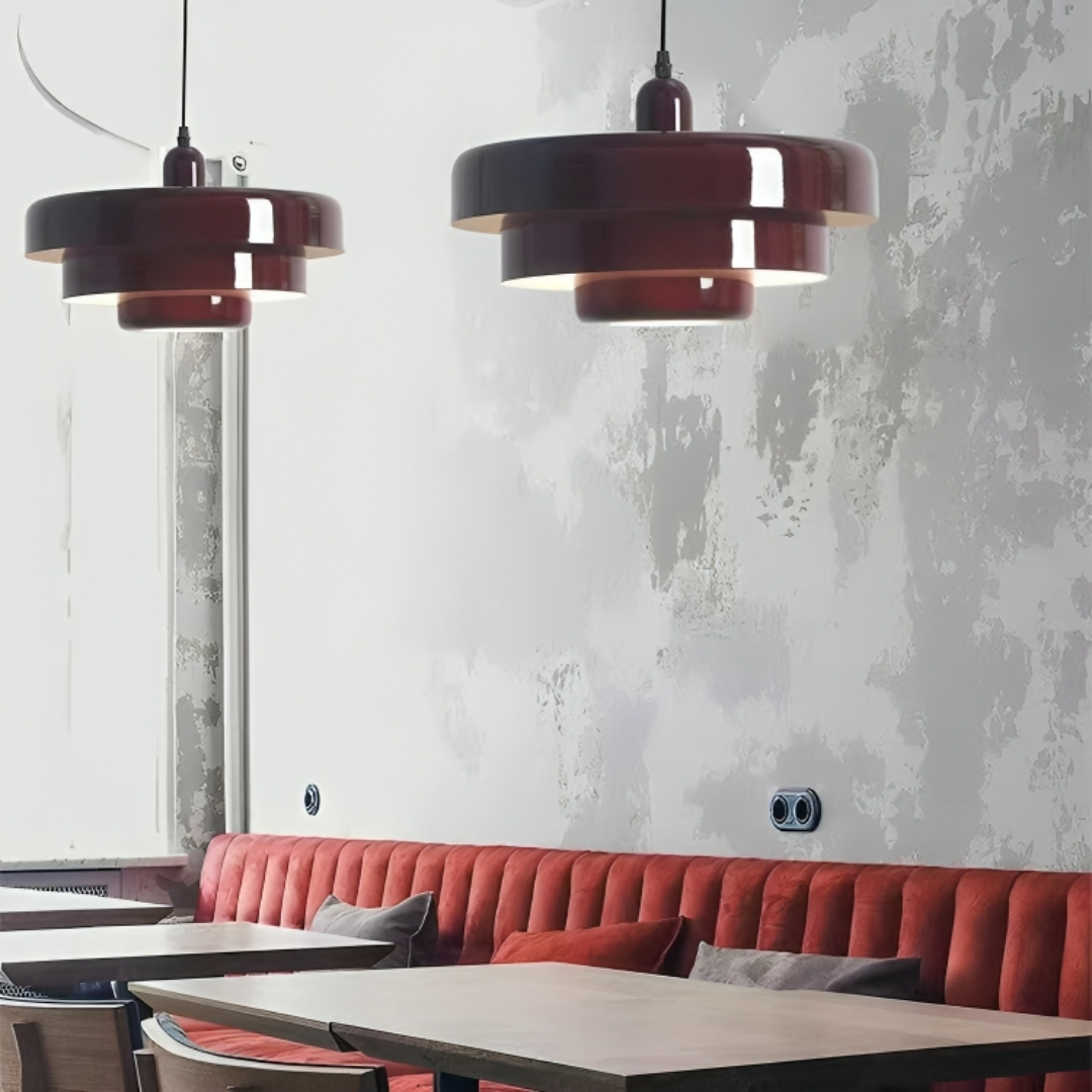 Lampe Suspendue en Verre – Éclairage Élégant et Moderne Ceiling lamp Electro Paris Café Luz cálida