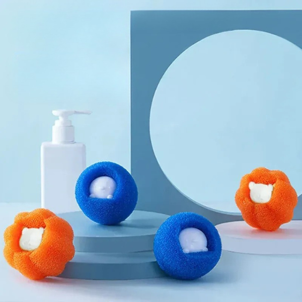 Boules de Lavage Anti-Poil d’Animaux – Linge Plus Propre Pet Hair Collector Laundry Balls Electro Paris