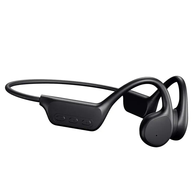 Casque à Conduction Osseuse pour Course à Pied – Écouteurs Sport Bluetooth Sans Fil Casque audio Electro Paris Noir