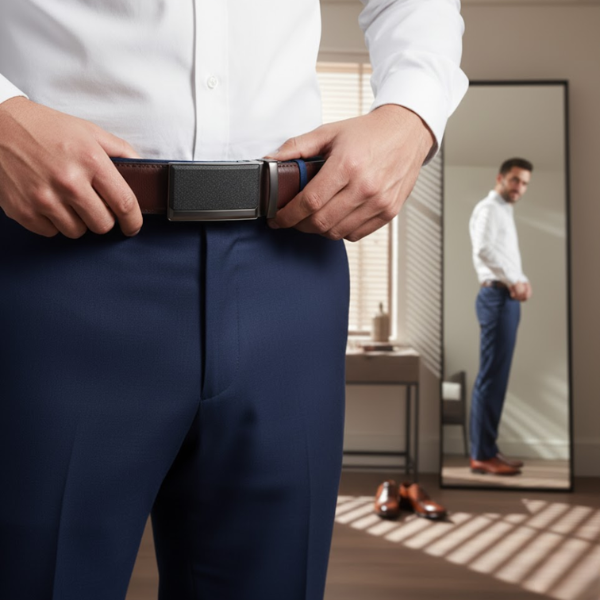 Ceinture Élégante pour Homme à Boucle Automatique Belts Electro Paris