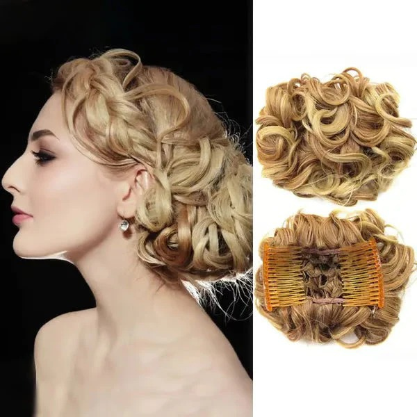 Chignon Messy Volumineux – Effet Naturel et Élégant