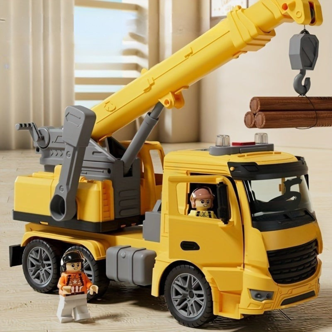 Camion Grue De Jeu Pour Enfants Avec Lumières Sons Et Bras Mobile Black Friday Deal Toys Electro Paris