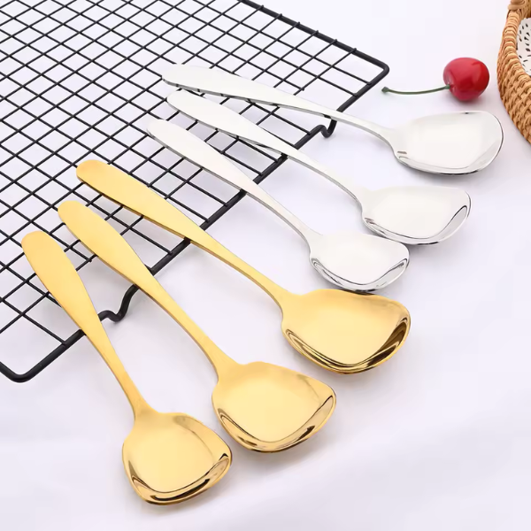 Cuillères de Cuisine 3-en-1 – Acier Inoxydable, Fond Plat et Stable Ladles Electro Paris