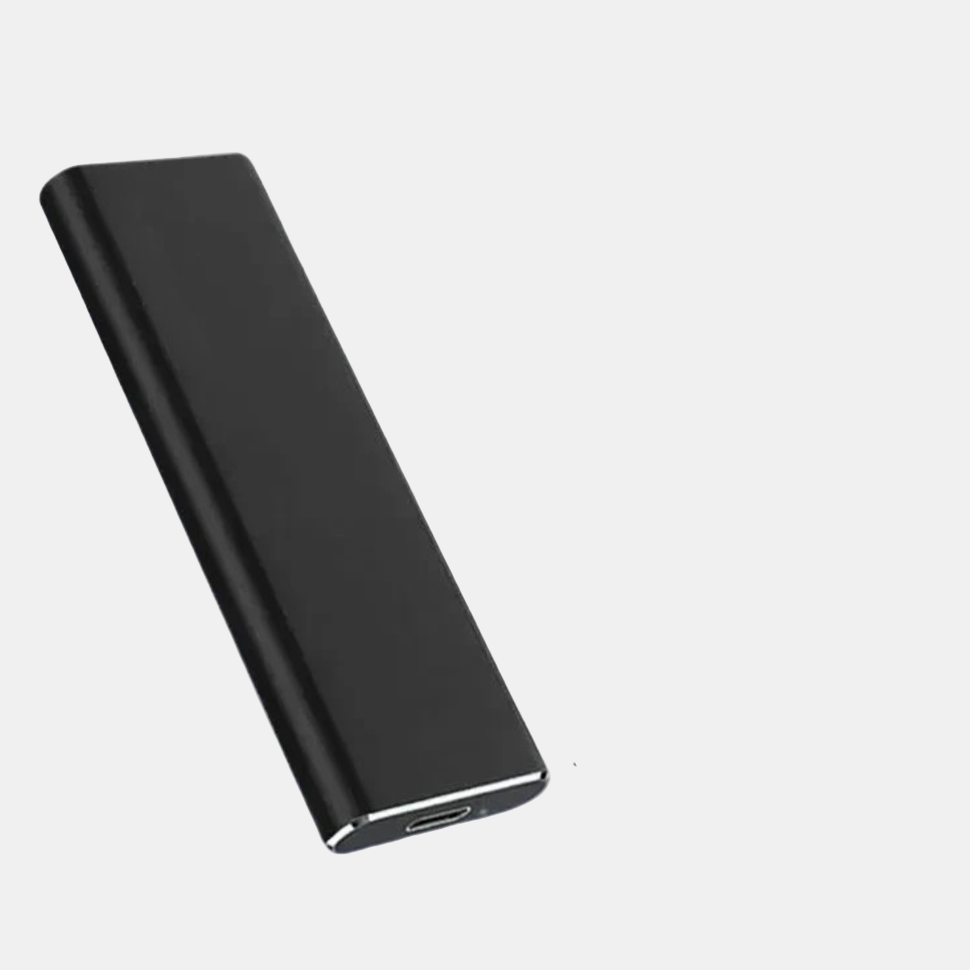 Disque Dur Externe SSD 4 To USB 3.1 Type-C – Stockage Portable Ultra Mince Disque dur Electro Paris Noir 4 TB