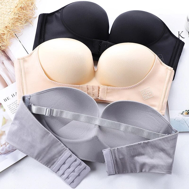 Soutien-Gorge Confort Sans Bretelles Avec Maintien Optimal Pour Hauts Et Robes Décolletées Bras Electro Paris