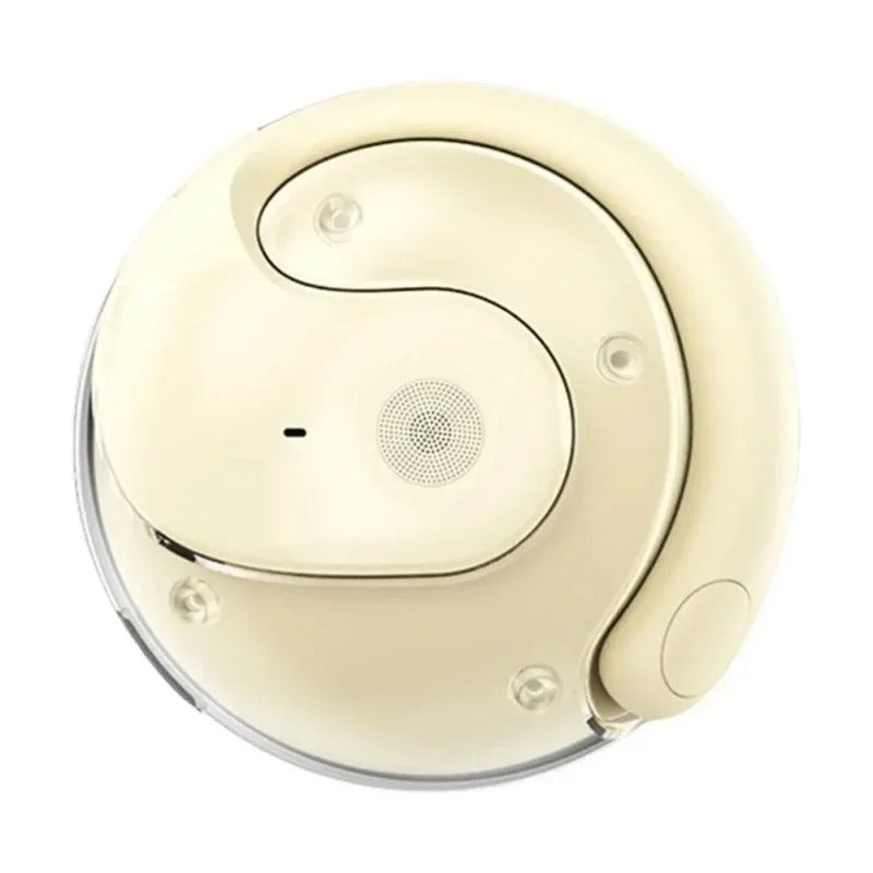 Écouteurs Traducteurs en Temps Réel – Appareil 144 Langues pour Voyage et Affaires Casque sans fil Electro Paris Beige