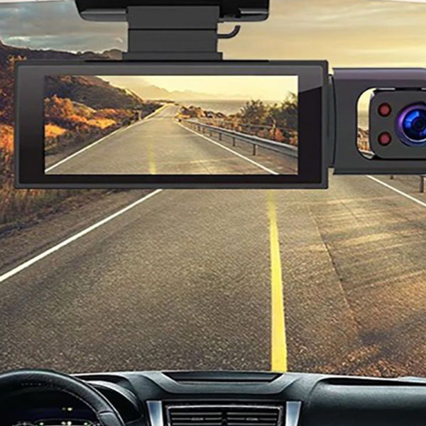 Caméra Dash Full HD – Système d’Enregistrement de Sécurité à Double Objectif Dashcam Electro Paris