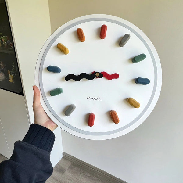 Elegant 3D Wall Clock with Silent Movement Oversized Wall Clocks Electro Paris