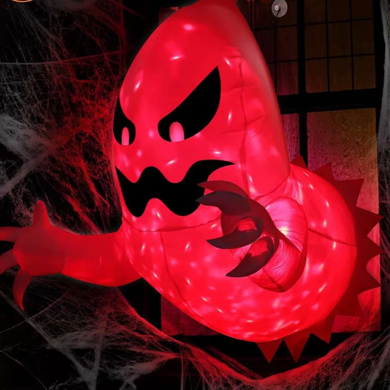 Fantôme Gonflable avec Lumières LED pour Halloween – Grande Décoration de Jardin Extérieur Décorations gonflables Electro Paris