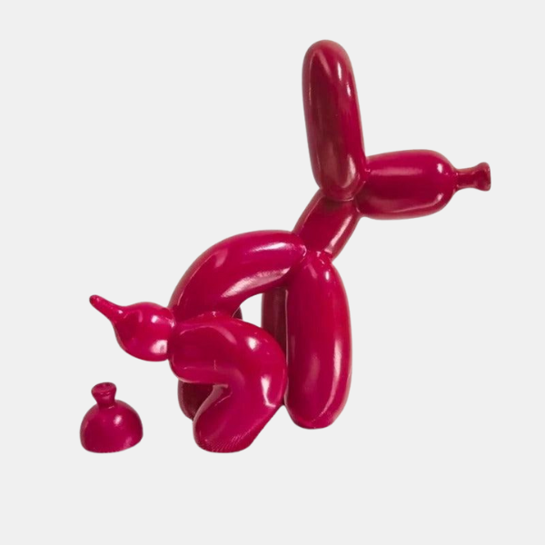 Figurine Chien en Ballon – Décor Moderne et Amusant Home and decoration Electro Paris Rouge