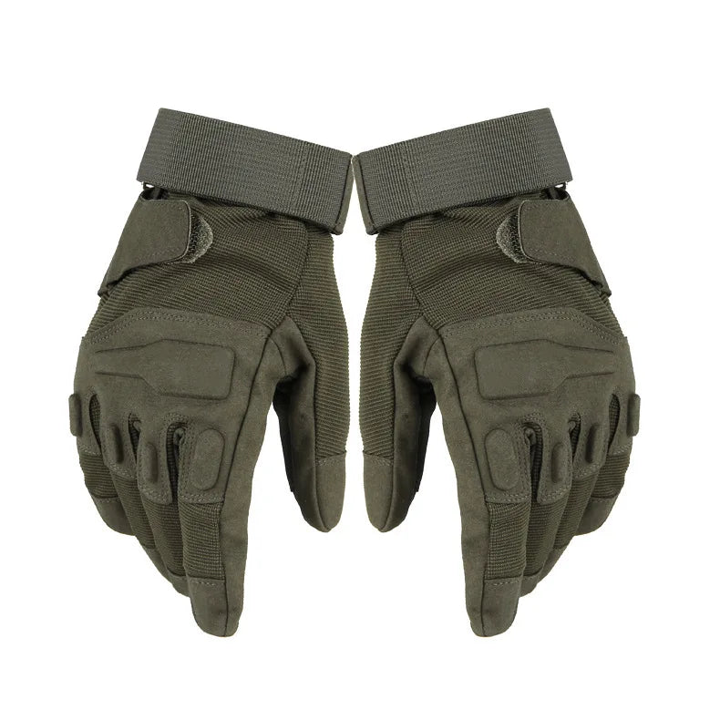 Gants Tactiques à Coque Rigide pour Homme – Gants de Travail à Écran Tactile pour Vélo et Randonnée Gants tactiques Electro Paris Vert XL(22-23cm)