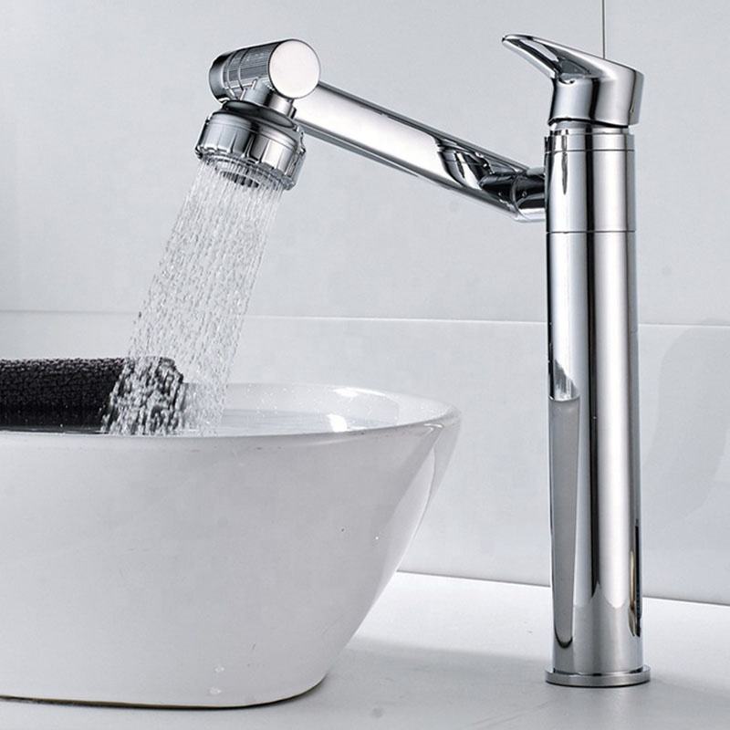Robinet Rotatif Universel à 360° Avec Modes De Jet Économiseur D’Eau Robinet de cuisine Electro Paris Argent