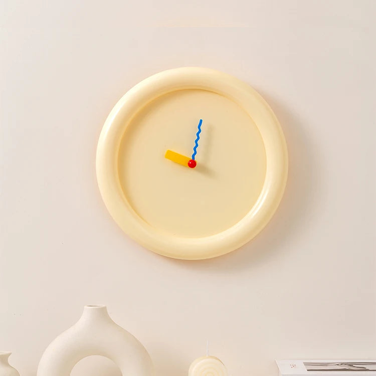 Horloge Murale Artistique Moderne pour Intérieurs Élégants Horloge murale Electro Paris Blanc laiteux