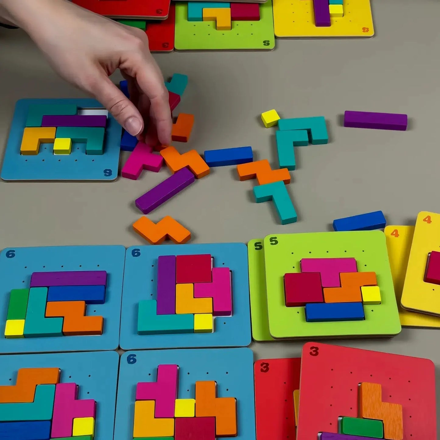 Jeu De Puzzle Logique Coloré Pour Enfants Et Adultes Pour Développer Créativité Et Réflexion Toys & Games > Puzzles > Jigsaw Puzzles > Educational Building Block Puzzles Electro Paris