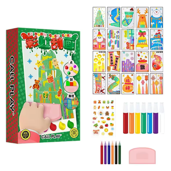 Kit Créatif Arc-en-Ciel – Activités Artistiques pour Enfants Electro Paris