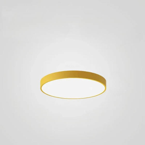 Plafonnier LED Multicolore à Ambiance Personnalisable Plafonnier Electro Paris Jaune 23cm Blanc froid - Pas de RC