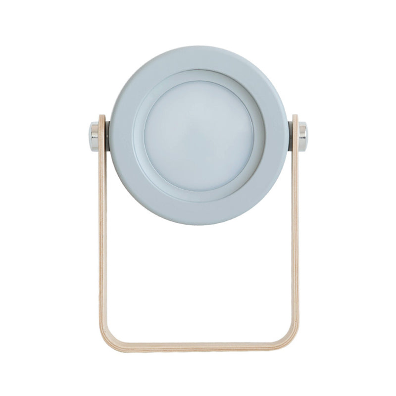 Lampe de Bureau Télescopique en Bois avec Design Portable Lampe de table Electro Paris Gris