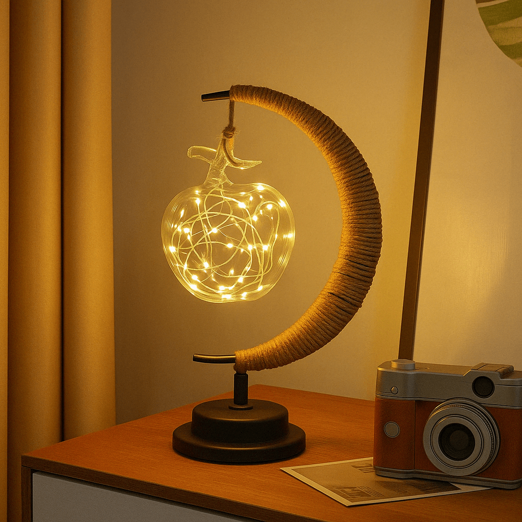 Lampe de Chevet Originale LED en Forme de Lune – Ambiance Douce pour Chambre Lampes Electro Paris