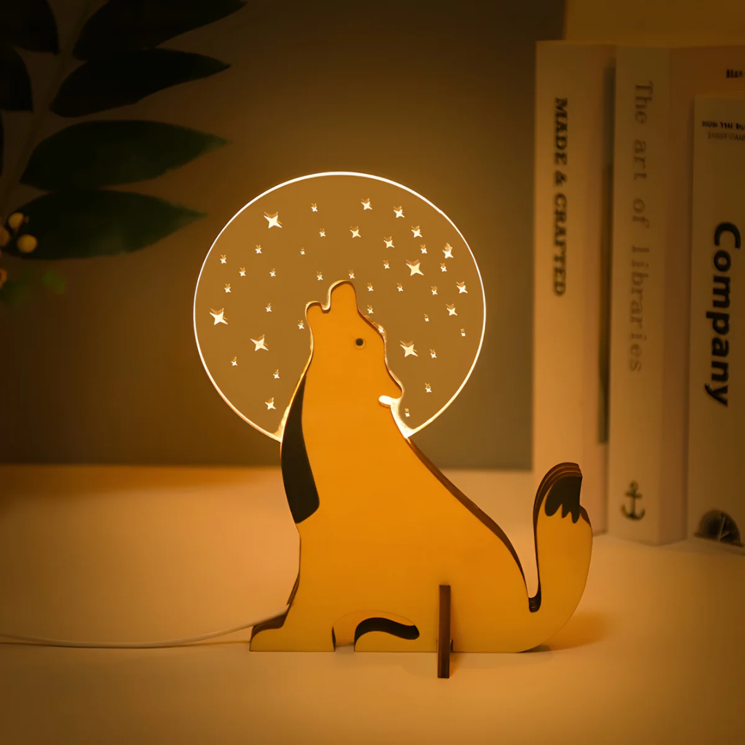Lampe de Table LED Minimaliste à Éclat Chaleureux Children Lamps Electro Paris Sirius (20x16cm)