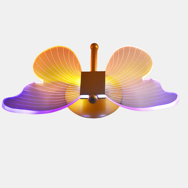 Lampe papillon LED moderne pour applique ou suspension Children Lamps Electro Paris Applique murale Lumière naturelle