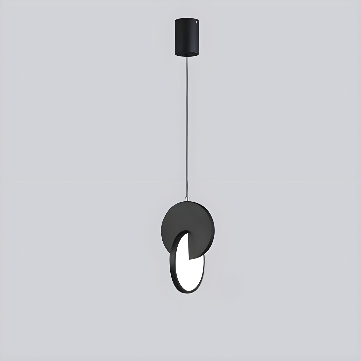 Lampe à suspension ronde scandinave moderne Ceiling Lamp Electro Paris Gris - Petit