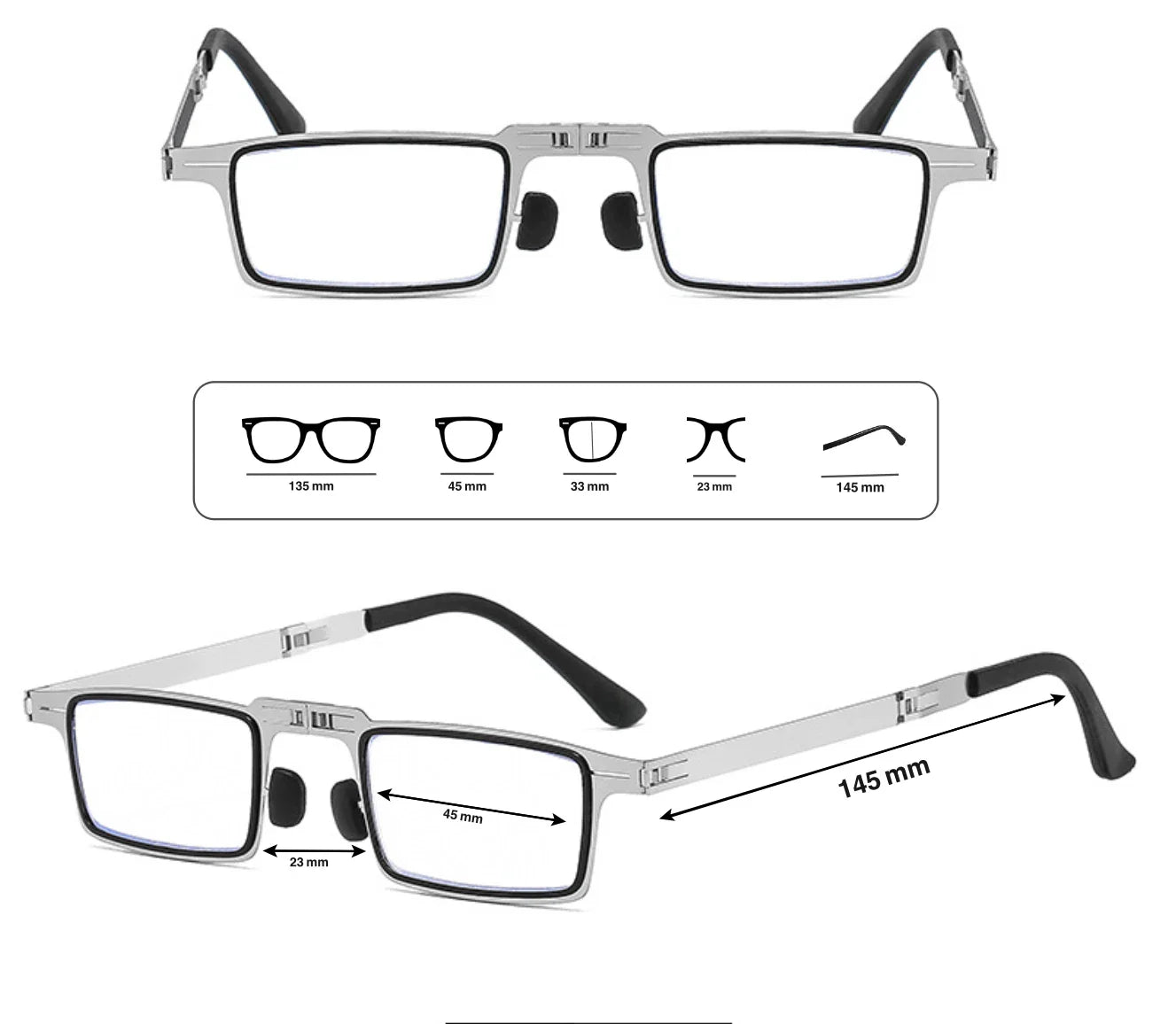 Lunettes De Lecture Pliables Premium Pour Un Usage Quotidien Et Le Voyage Haushalt & Garten > Möbel > Beleuchtung > Lesebrillen Electro Paris