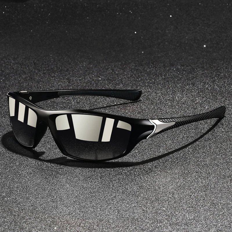 Lunettes de Soleil de Sport Polarisées pour Hommes – Réduction Ultime des Reflets Sunglasses Electro Paris Noir