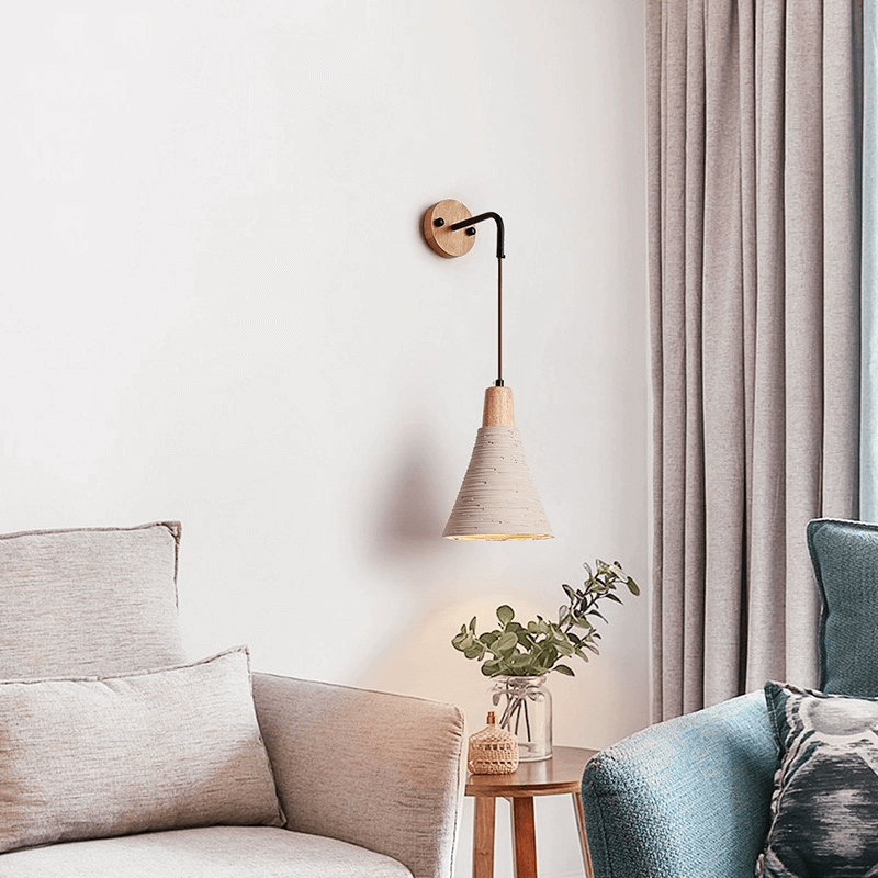 Applique Murale En Bois Massif Texturé Style Milieu Du Siècle Pour Intérieurs Chaleureux Et Élégants Wall Light Fixtures Electro Paris