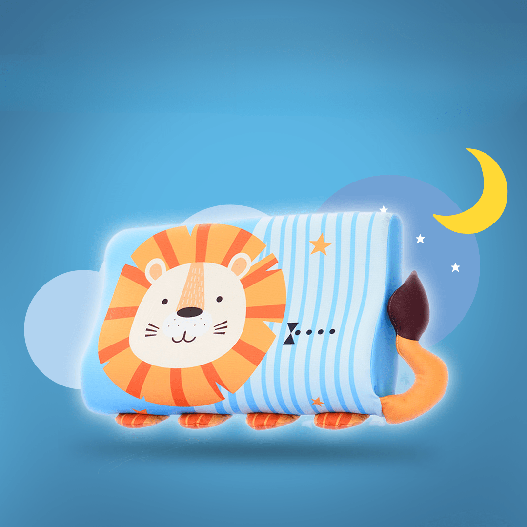 Oreiller Ergonomique En Mousse À Mémoire De Forme Pour Enfants Pour Un Sommeil Confortable Et Aligné Pillow Electro Paris Lion