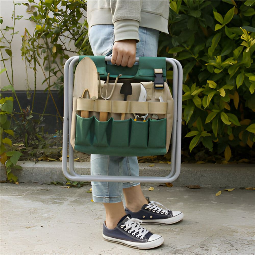 Ensemble d’Outils de Jardin Pliables – Kit Compact et Portable pour Jardiniers Passionnés