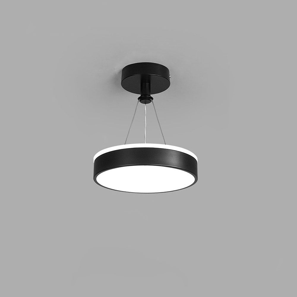 Suspension Moderne en Métal pour Îlot de Cuisine – Plafonnier Cylindrique LED Minimaliste Luminaires de plafond Electro Paris
