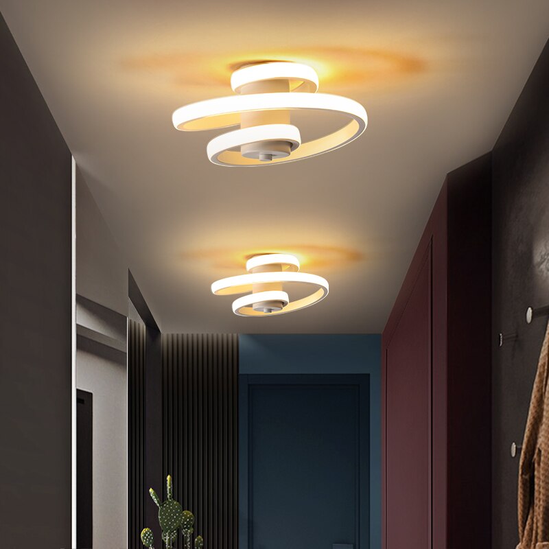 Plafonnier LED minimaliste moderne pour couloirs, chambres et salles de bains Ceiling Lamp Electro Paris