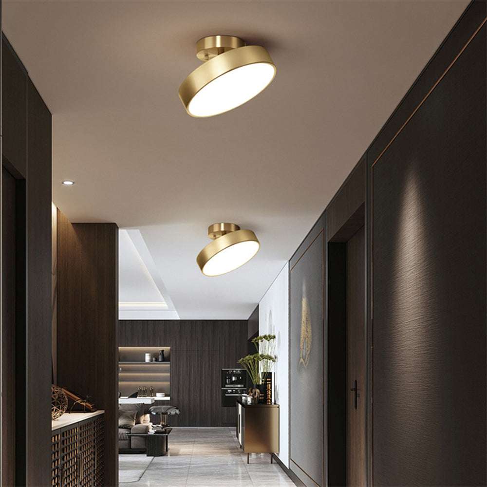 Plafonnier LED moderne au design semi-encastré Ceiling Lamp Electro Paris