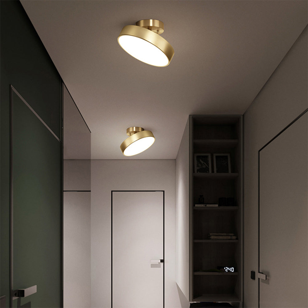 Plafonnier LED moderne au design semi-encastré Ceiling Lamp Electro Paris