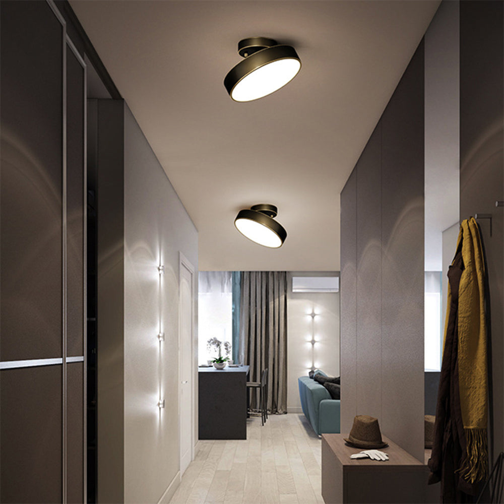 Plafonnier LED moderne au design semi-encastré Ceiling Lamp Electro Paris