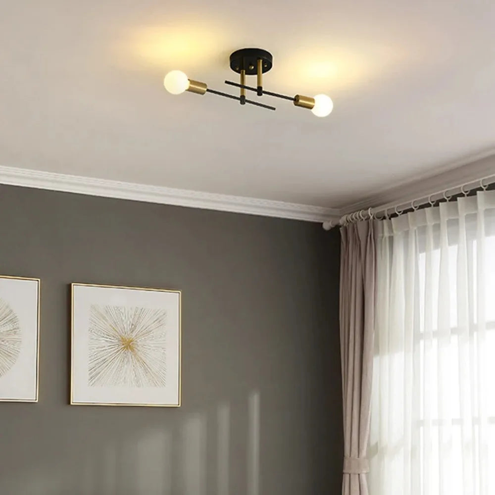 Plafonnier à double tête pour une décoration moderne et classique Ceiling Lamp Electro Paris