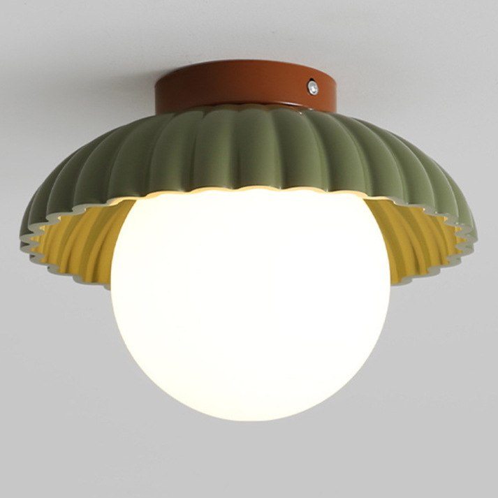 Plafonnier moderne avec bouton de fleur pour couloir et entrée Ceiling Lamp Electro Paris