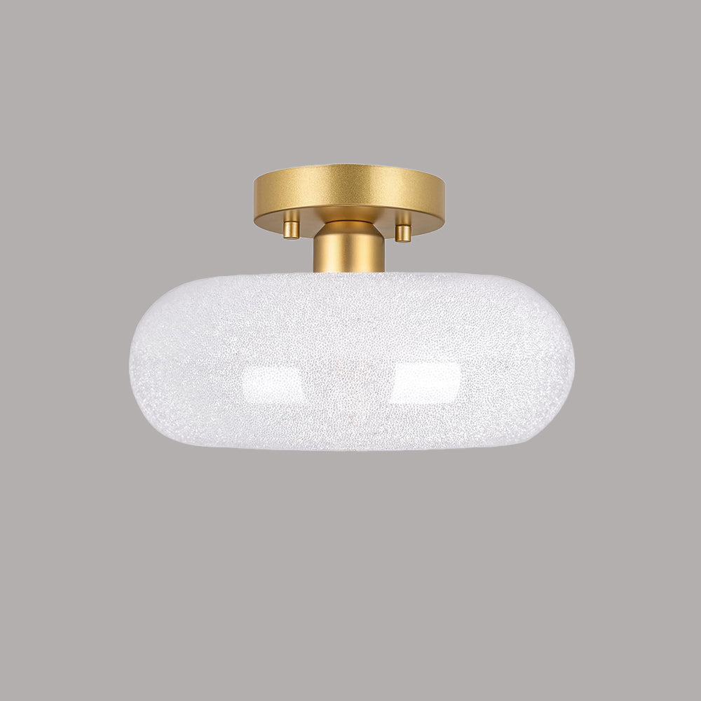 Plafonnier moderne avec verre et semi-montage Ceiling Lamp Electro Paris
