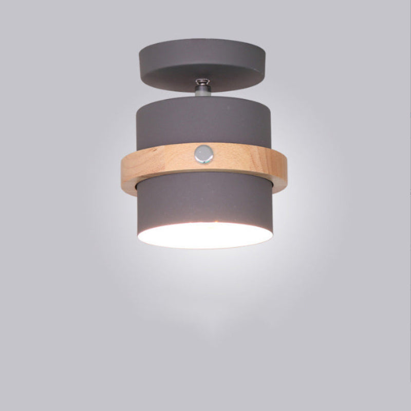 Plafonnier nordique moderne avec design cylindrique rotatif Ceiling Lamp Electro Paris