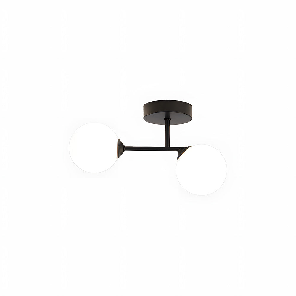 Plafonnier nordique moderne en verre pour couloirs et chambres Ceiling Lamp Electro Paris